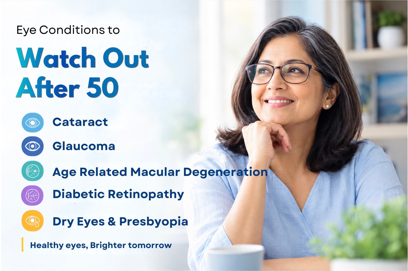 5 Eye Conditions to Watch Out For After 50